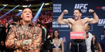 Conor McGregor and Michael Chandler